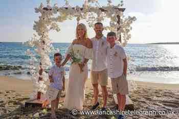 Burnley couple renew wedding vows on Cyprus beach for £10