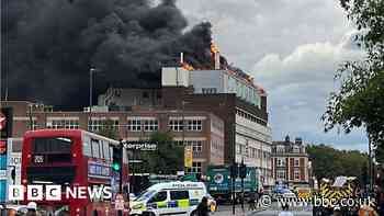 Bow: About 100 firefighters tackle huge east London blaze