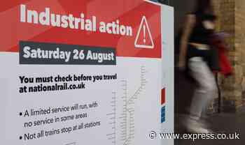 'Cynical' union targets bank holiday weekend as 20,000 rail workers go on strike