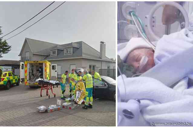 Geboorte van baby Rik in wagen op parking van toekomstige crèche onvergetelijk moment voor ouders Yana en Bart: “Ik heb hem opgevangen in mijn eigen handen”