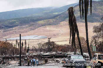 Wildfires spur insurers to reassess Hawaii’s risk