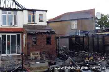 Worchester Park Wellington Avenue: Fire destroys home