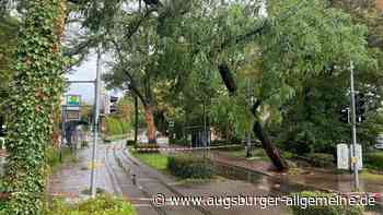 Unwetter über Augsburg und der Region: ÖPNV in Augsburg steht still