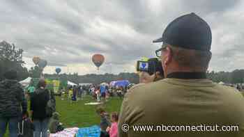 Hundreds celebrate return of Plainville Fire Company Hot Air Balloon Festival