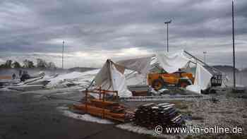 Unwetter in Bayern wirft Bierzelt um – Zwölf Verletzte