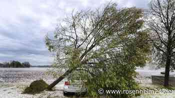 Unwetter in Schwaben wirft Bierzelt um: Zwölf Verletzte