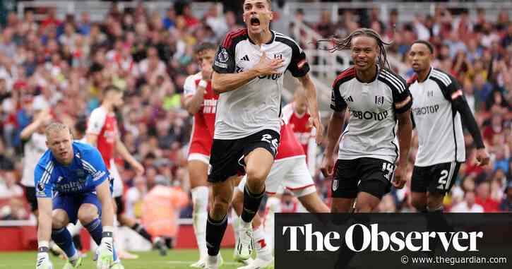 João Palhinha stuns Arsenal as 10-man Fulham battle back to earn late point