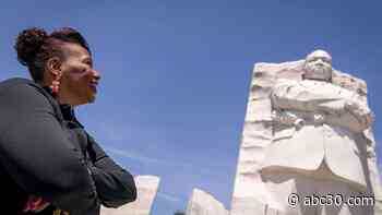 Thousands converge on National Mall to mark the March on Washington's 60th anniversary