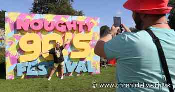 Face paint, bucket hats and tie-die - fans party in the sun at Noughty 90s Festival in Leazes Park