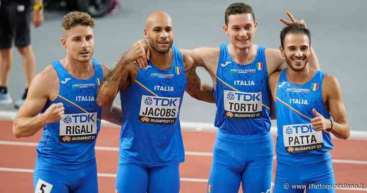 Italia d’argento nella staffetta 4×100 ai mondiali di atletica: il riscatto del quartetto con Jacobs e Tortu. Medaglia d’oro per gli Usa