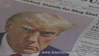 "Ein Marketing-Genie": Trump münzt Polizeifoto für Wahlkampf um