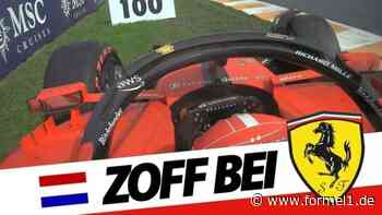 So hat Leclerc seinen Renningenieur runtergeputzt!