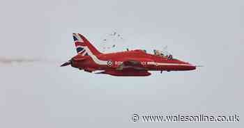 Red Arrows pilot describes moment he hit a bird at 400mph at Welsh airshow - 'I pretty much closed my eyes and ducked'