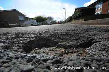 Oxfordshire: Potholes 'out of control' and risk to cyclists