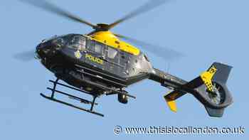 Bromley laser pen man made helicopter abandon missing person search