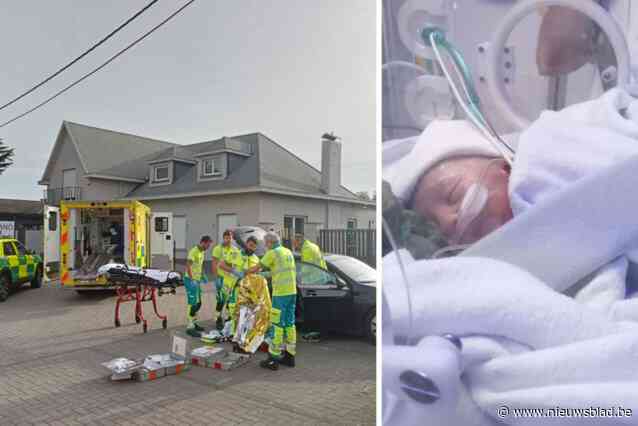 Rik wordt geboren... in auto op parking van toekomstige crèche: “Ik heb hem opgevangen in mijn eigen handen”