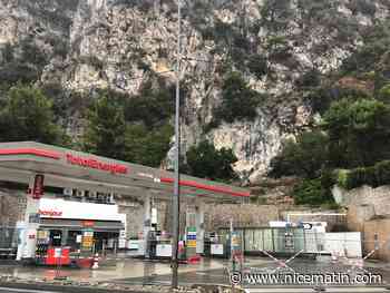 Un morceau de roche tombe sur une voiture: une station-essence de Cap-d’Ail fermée jusqu’à nouvel ordre