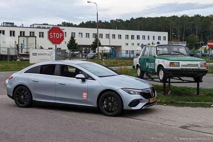 Mercedes-Benz EQE 300 rijdt zonder bijladen naar Polen