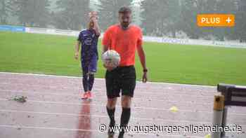 TSV Schwaben Augsburg wird von der Gewitterfront ausgebootet
