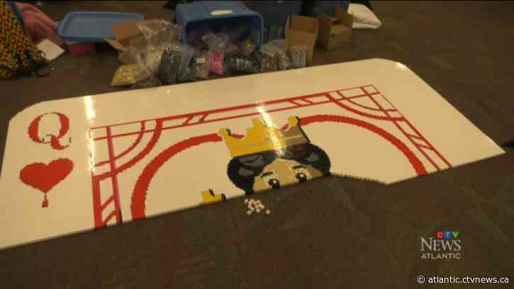 World record in the cards for N.B. Lego builder