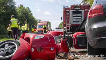 Große Trauer nach Vespa-Unfall in Schongau: „Wir wurden buchstäblich abgeschossen“