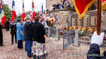 Enkel von SS-Hauptmann gedenken Nazi-Verbrechen in Frankreich