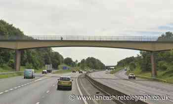 Police appeal after Aston Villa bus hit by brick on M65 near Burnley