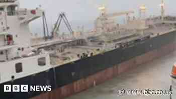 P&O Britannia cruise ship crashes during Mallorca storms