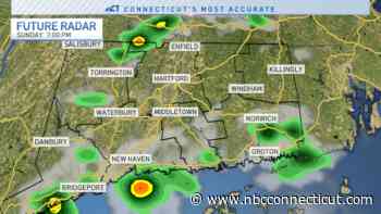 Scattered showers this evening before possible fog overnight