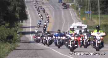 Motorcycle ride honours fallen first responders
