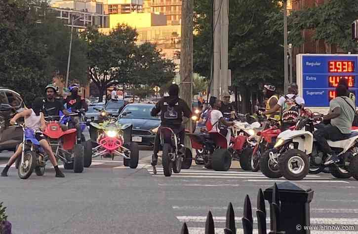 UPDATED: Large group of bikers swarm Arlington roads