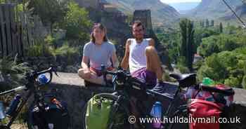 East Yorkshire woman spending 'honeymoon' cycling around the world