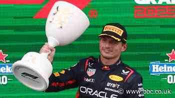 Dutch Grand Prix: Max Verstappen survives losing lead to equal all-time consecutive wins record