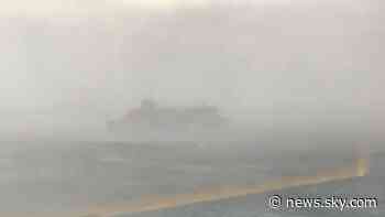 People injured after P&O cruise ship 'crashes'