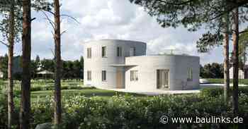 Neues Einfamilienhaus - per Katalog bestellt und vor Ort in die Landschaft gedruckt