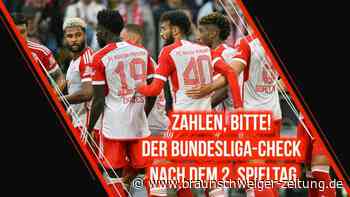 Zahlen, bitte! Der Bundesliga-Check nach dem 2. Spieltag