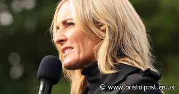 BBC presenter Gabby Logan fumes as she's stuck on runway after 'three weeks away from family'