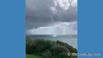 WATCH:  Waterspout spotted off the coast of Isle of Wight
