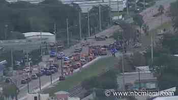 BSO Fire Rescue helicopter crashes in Pompano Beach