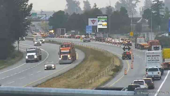 Police investigation in Chilliwack blocks Hwy. 1 eastbound at Vedder