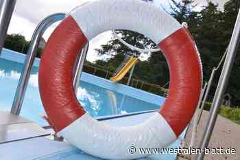 Zu wenig Wasser: Bürgerbad Lenzinghausen beendet Saison vorzeitig