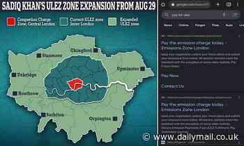 Drivers beware: Experts issue an URGENT warning to motorists over ULEZ charge scam websites that could cost you thousands - here's how to spot them