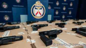 Police seize 28 handguns from North York hotel room
