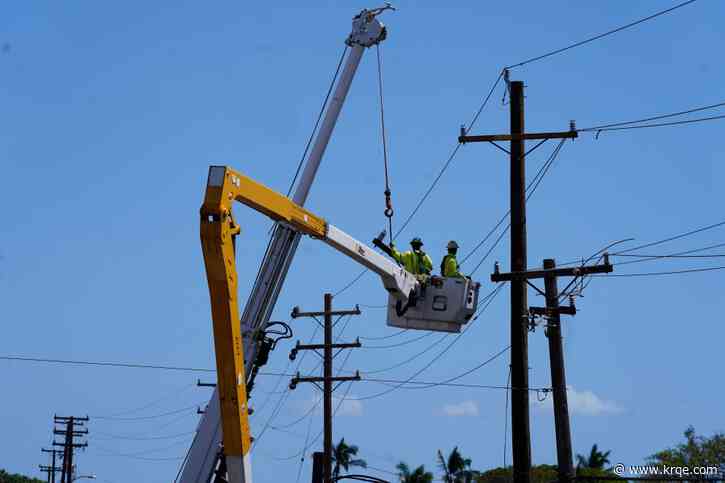 Hawaii power utility takes responsibility for first fire on Maui, but faults county firefighters