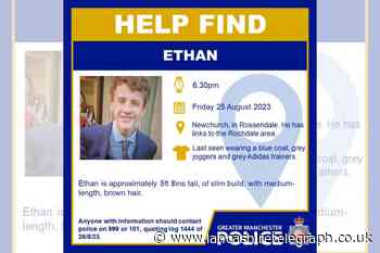 Rossendale: Police appeal for missing man