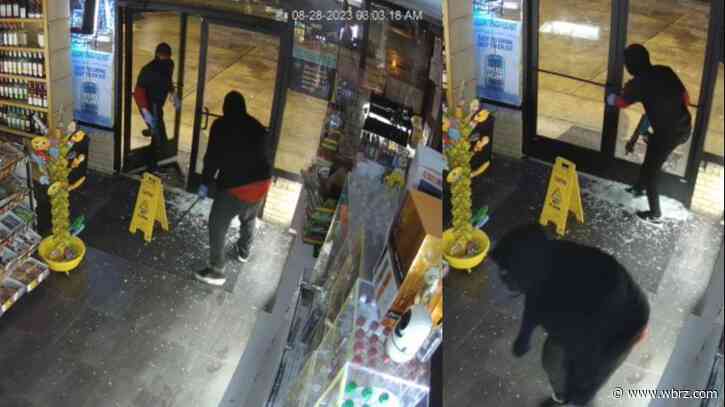 Shots fired after crooks encounter employee inside store