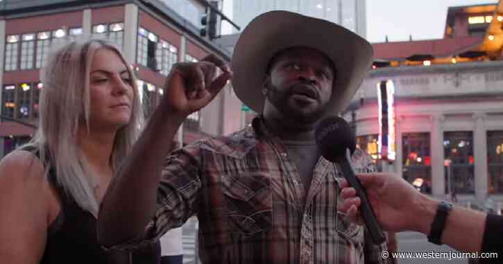 Nashville Cowboy Goes Off on Biden, Harris in Amazing Man-on-the-Street Interview