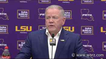 WATCH: Coach Brian Kelly previews LSU's season-opener