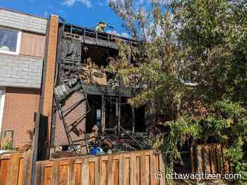 Ottawa firefighters battle two-alarm blaze on Chesterton Drive