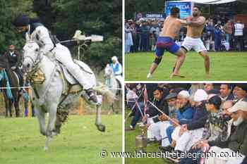 Crowds at Blackburn park to watch horse show and kabaddi festival